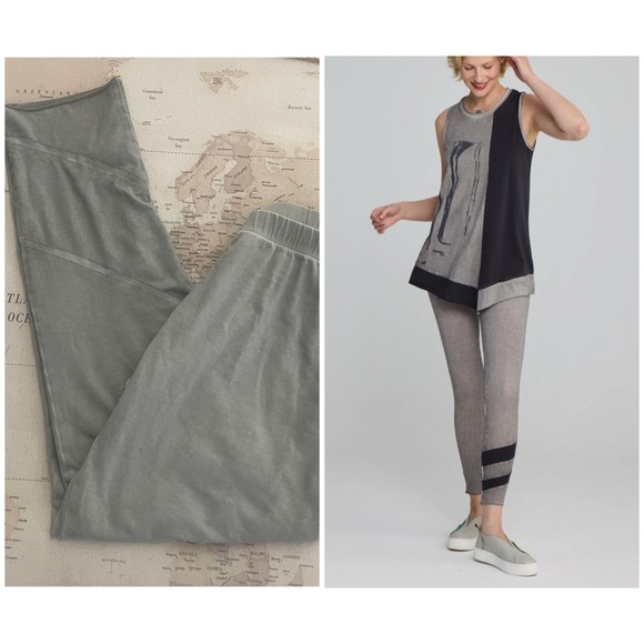 Luukaa Leggings Size 6 EU | 18 US Greige Color EUC - Picture 1 of 10